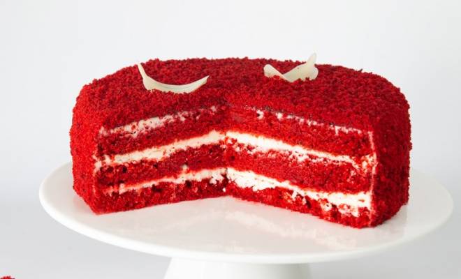 торт Red velvet cake /Красный бархат/Красный,как кровь,и сладкий,как грех...../