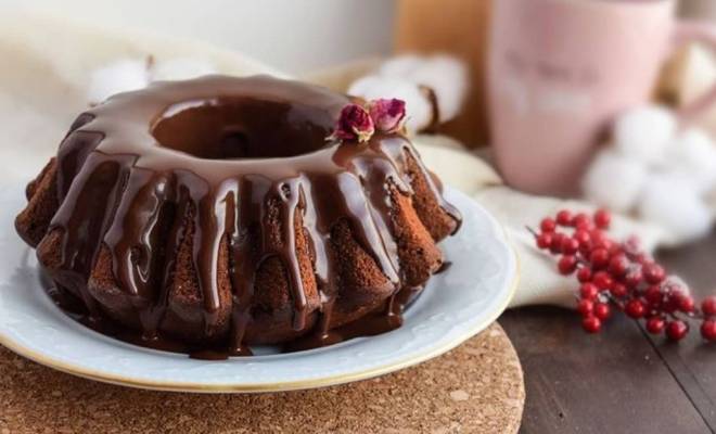 Шоколадный кекс с какао и шоколадом в духовке рецепт