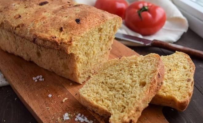 Домашний луковый хлеб на дрожжах в духовке рецепт