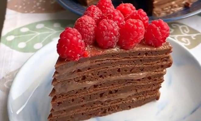 Шоколадный торт на сковороде за 5 минут рецепт