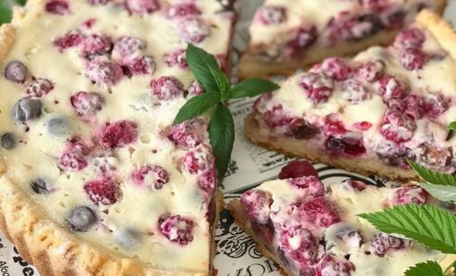 Видео-рецепт пирога с ягодами