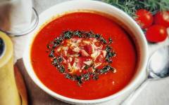 Томатный суп пюре из помидоров