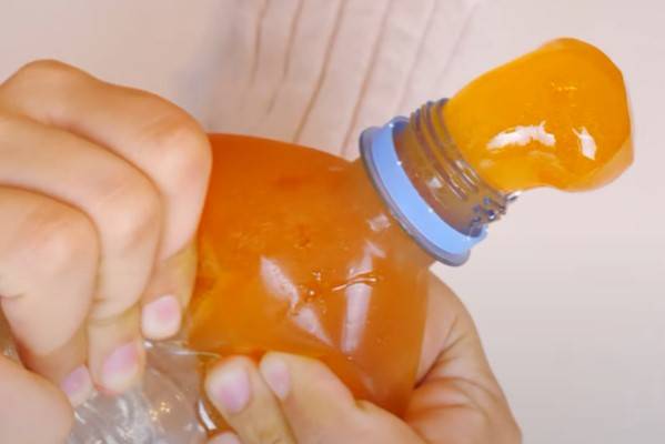 Замороженный мед желе в бутылке из тик тока