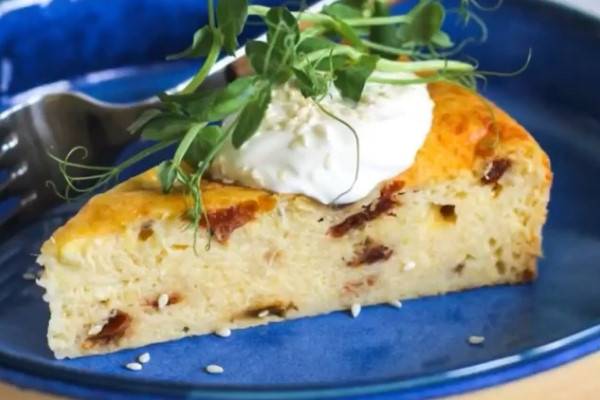 Кабачковый пирог с сыром и помидорами в духовке рецепт