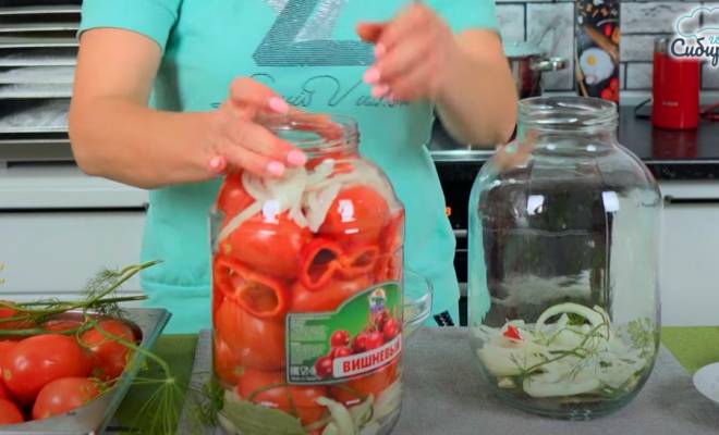 Как приготовить рецепт Заготовка помидор без уксуса