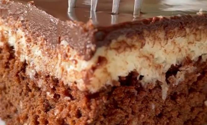 Шоколадный торт пирожное Баунти рецепт