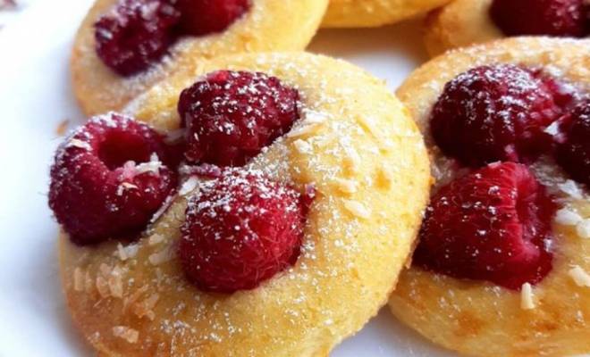 Творожное печенье с ягодами рецепт