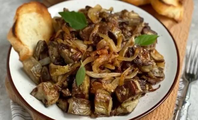 Баклажаны как грибы с чесноком и луком быстро и вкусно рецепт