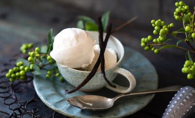 Ванильное мороженое с дыней рецепт