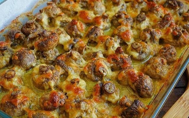Котлеты с грибами и сыром в духовке - рецепт автора Mila Kondrashova 🏃‍♂️