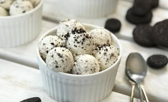 Пломбир мороженое орео со сливками и сгущенкой рецепт