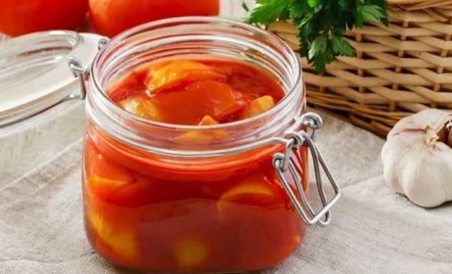 Домашнее лечо из томатов, перца и чеснока на зиму рецепт