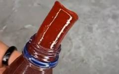 Как сделать штуку тянучку карамель в бутылке из тик тока