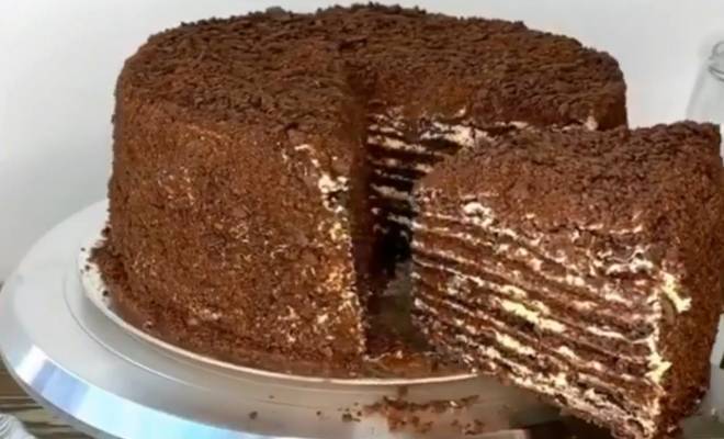 Медовый торт. Шоколадный медовик. Простые домашние рецепты. Быстро вкусно и просто!