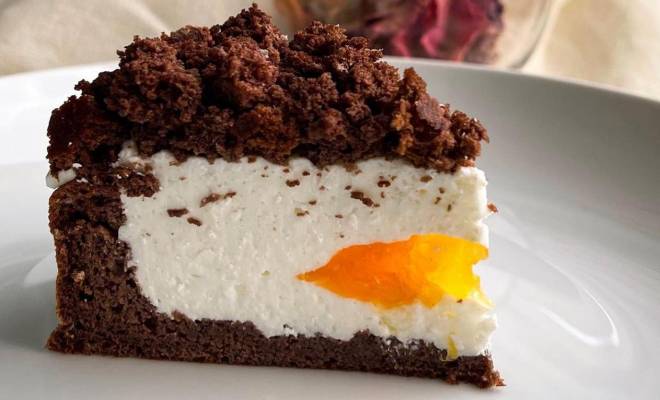 Творожный торт низкокалорийный с шоколадной крошкой рецепт