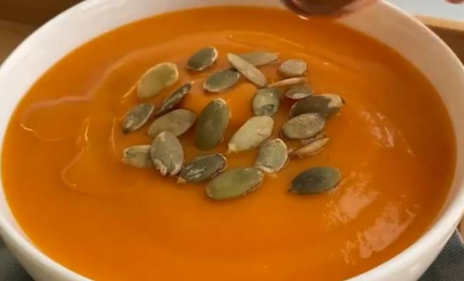 Тыквенный суп - пюре классический рецепт приготовления со сливками