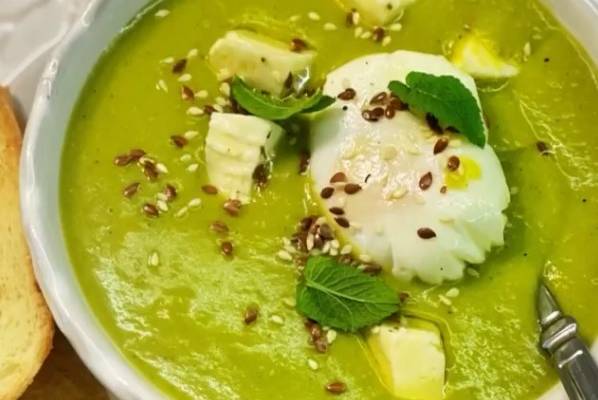 Суп пюре из зеленого горошка замороженного рецепт