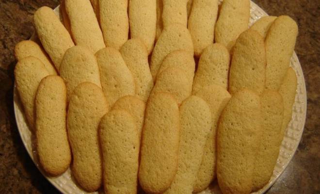 Печенье Савоярди в домашних условиях для Тирамису