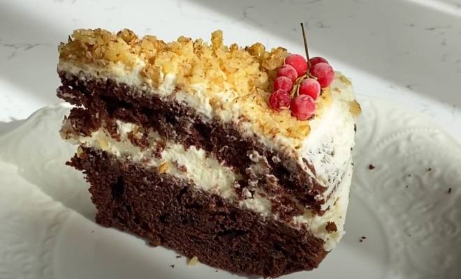 Как приготовить Шоколадно ореховый торт рецепт пошагово