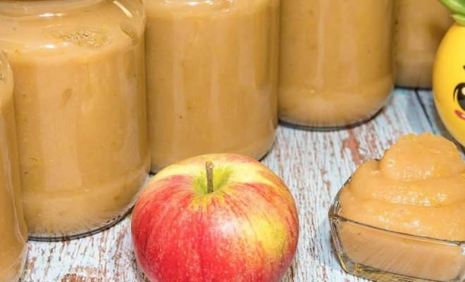 Простой рецепт яблочного пюре на зиму без стерилизации