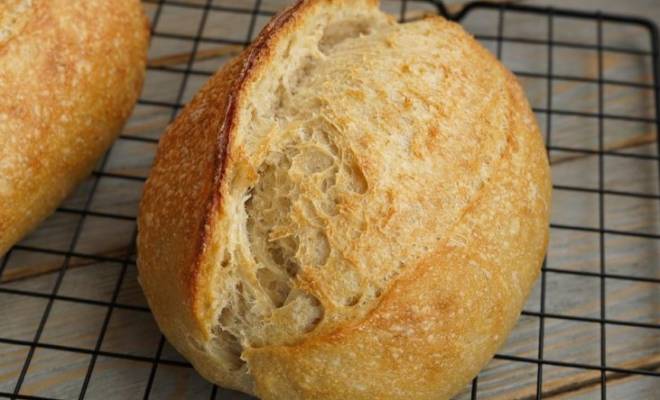 Домашний пшеничный хлеб на закваске рецепт