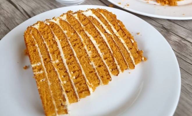 Торт Медовик из жидкого теста на сковороде рецепт