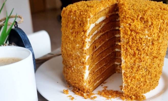 Торт Медовик со сметанным кремом: простой классический бабушкин рецепт - the Вкусно