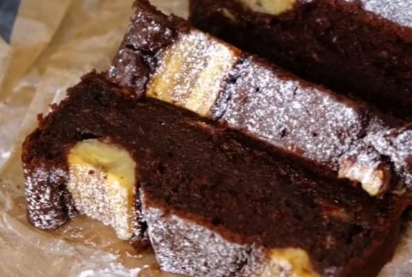 Шоколадно банановый кекс в духовке рецепт