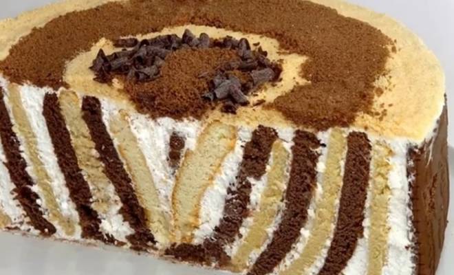 Торт «Муравейник» из печенья со сгущенкой без выпечки