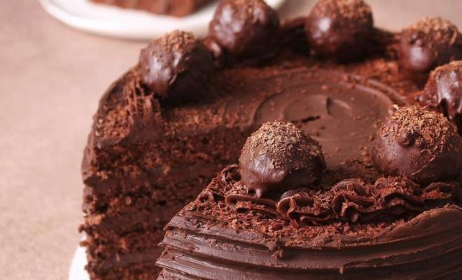 Шоколадные Трюфели конфеты домашние для торта рецепт