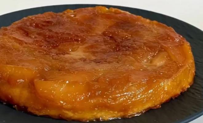 Французский пирог тарт татен с яблоками классический рецепт