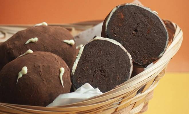 Шоколадное пирожное картошка из бисквита в домашних условиях рецепт