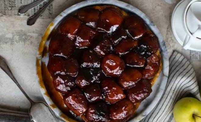 Перевернутый пирог тарт татен яблочный рецепт