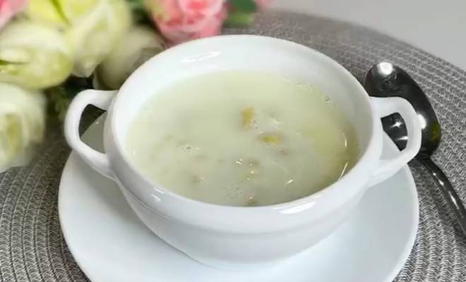 Молочный суп Затирка из муки рецепт