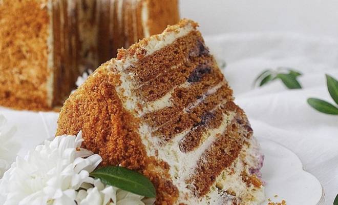 Как приготовить Медовый торт пряничный человечек с кремом просто рецепт пошаговый