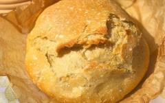 Домашний хлеб без замеса на горячей воде дрожжевой