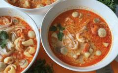 Суп том ям в домашних условиях с морепродуктами и грибами