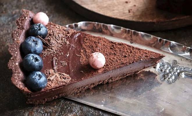 Шоколадный пирог открытый тарт рецепт