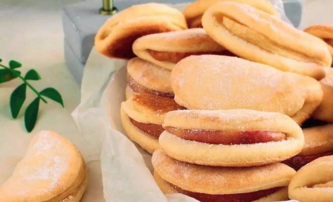 Творожные печенья с яблоками в духовке рецепт