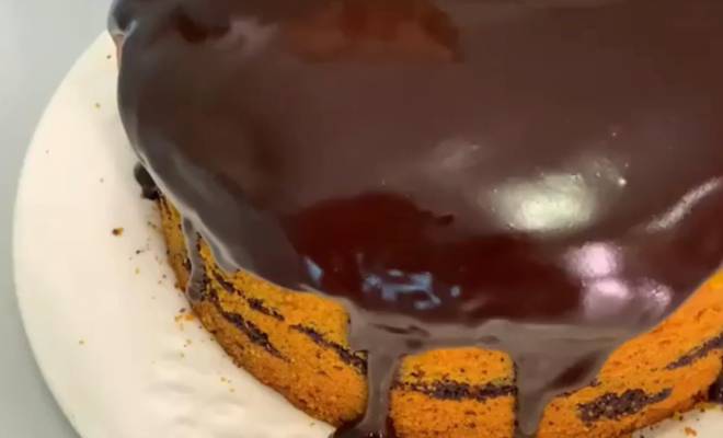 Мраморный тыквенно-шоколадный кекс рецепт
