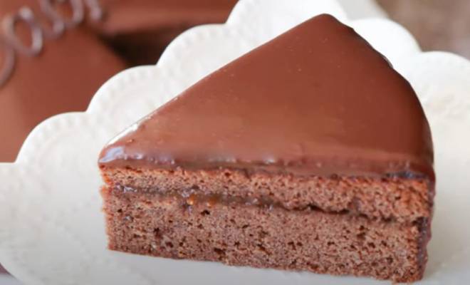 Шоколадный торт Захер домашний рецепт