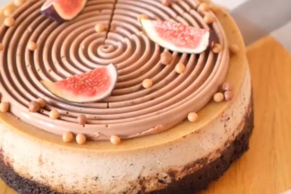 Шоколадно фундучный чизкейк торт рецепт