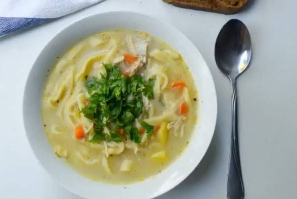 Куриный суп с лапшой домашней рецепт