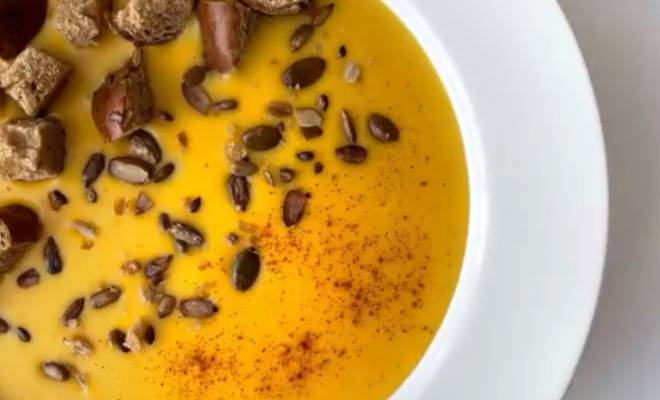Сливочный суп из тыквы на сливках рецепт
