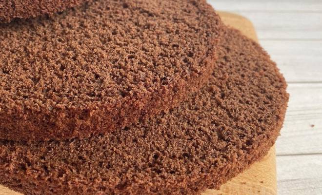 Пышный шоколадный бисквит для торта — 10 простых рецептов