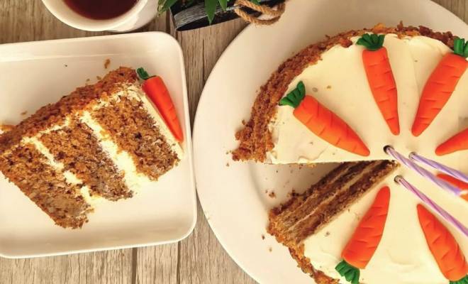 Самый вкусный морковный торт с кремом чиз	домашний рецепт