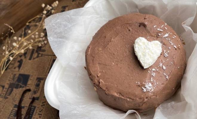 Ванильно шоколадный бенто торт с карамелью рецепт