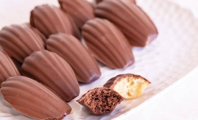 Мягкое печенье Мадлен классическое и шоколадное рецепт