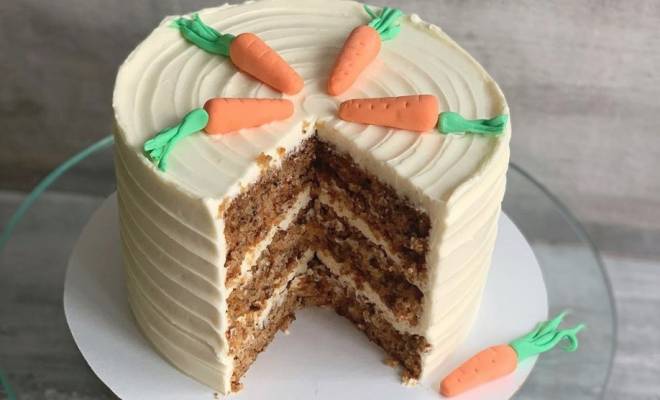 Пряный морковный торт с крем чизом на масле рецепт