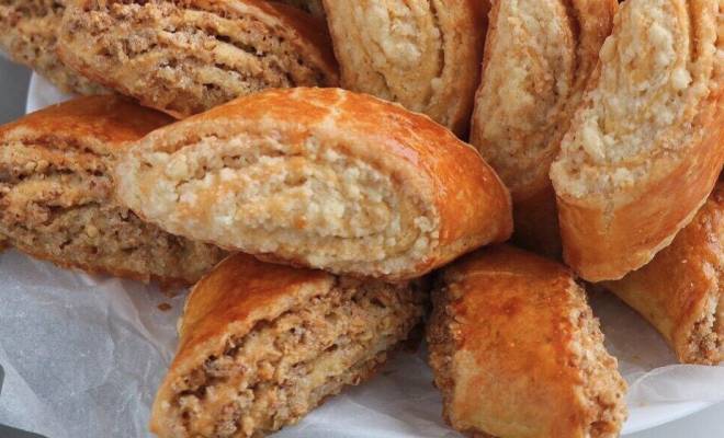 Армянское печенье гата с орехами рецепт